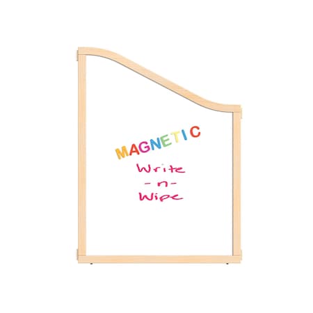 Jonti-Craft KYDZ Suite Cascade Panel, A to S-height, 36 in. Wide, Magnetic Write-n-Wipe 1521JCSMG